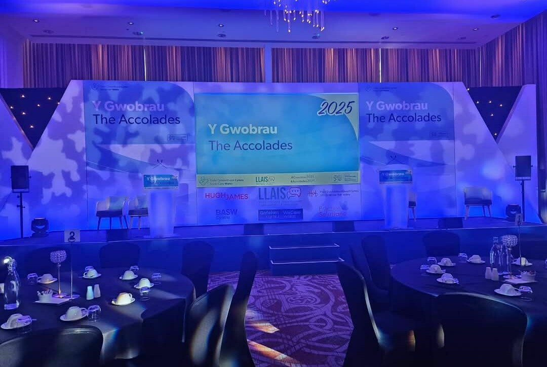 An image of the awards ceremony inside the mecure hotel.